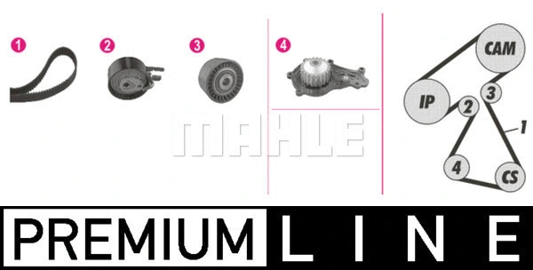 Water Pump & Timing Belt Kit