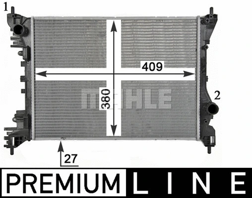 Radiator, engine cooling