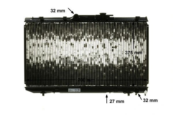 Radiator, engine cooling