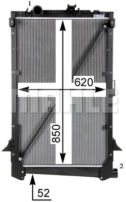 Radiator, engine cooling