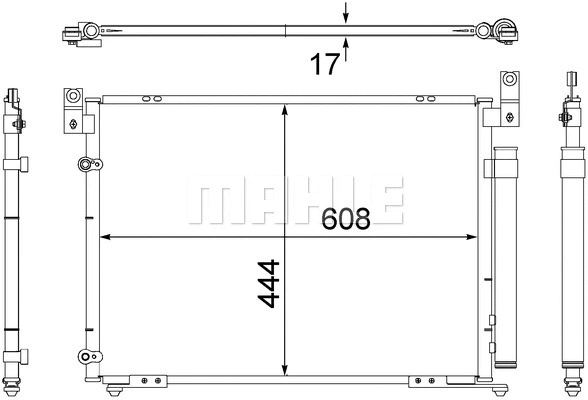 Condenser, air conditioning (AC 494 000S)