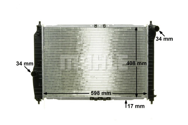 Radiator, engine cooling