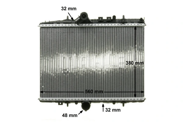 Radiator, engine cooling