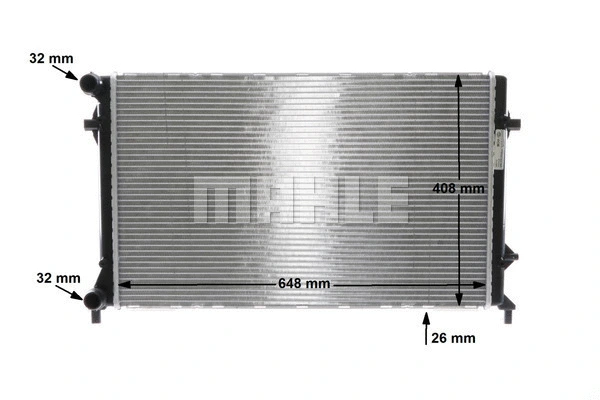 Radiator, engine cooling