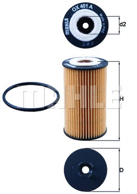 Oil Filter (OX 401D A)