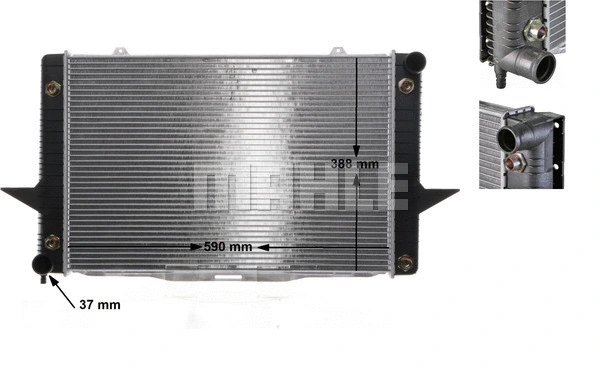 Radiator, engine cooling