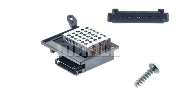Resistor, interior blower