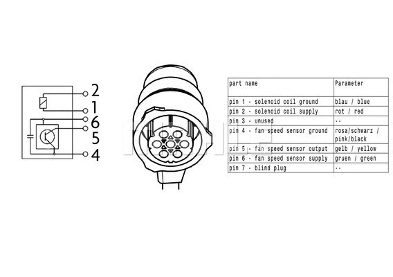 Clutch, radiator fan