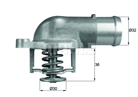 Thermostat, coolant (TI 212 87D)