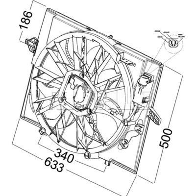Fan, engine cooling