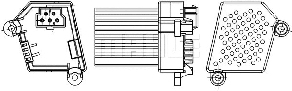 Regulator, interior blower (ABR 33 000S)