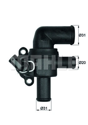 Thermostat, coolant (TI 53 90)