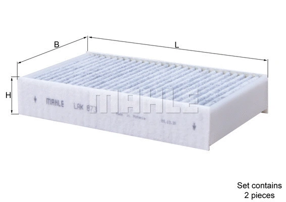 Filter, cabin air (LAK 873/S)