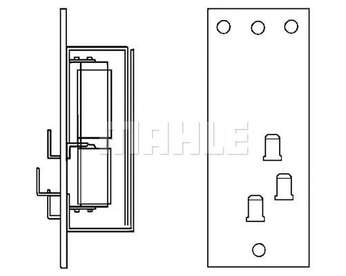 Resistor, interior blower (ABR 83 000P)