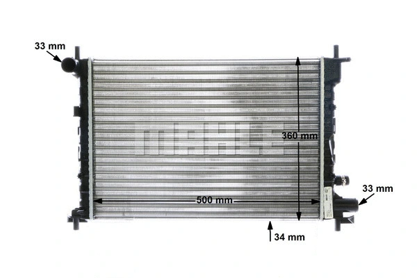 Radiator, engine cooling