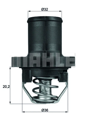 Thermostat, coolant (TI 47 89)