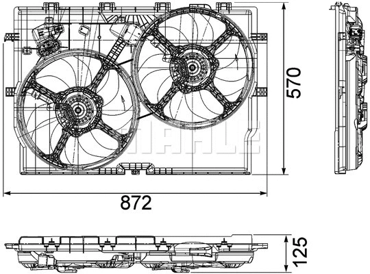 Fan, engine cooling (CFF 193 000P)