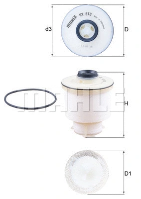 Fuel Filter (KX 573D)