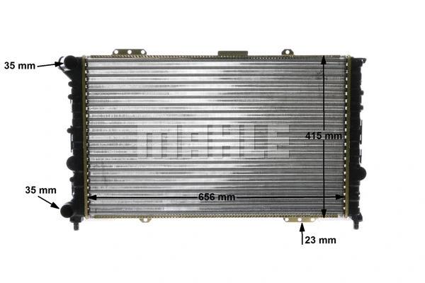 Radiator, engine cooling