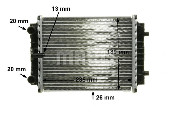 Radiator, engine cooling