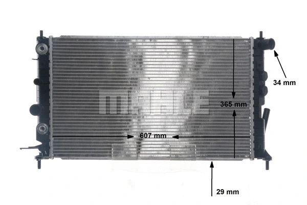 Radiator, engine cooling