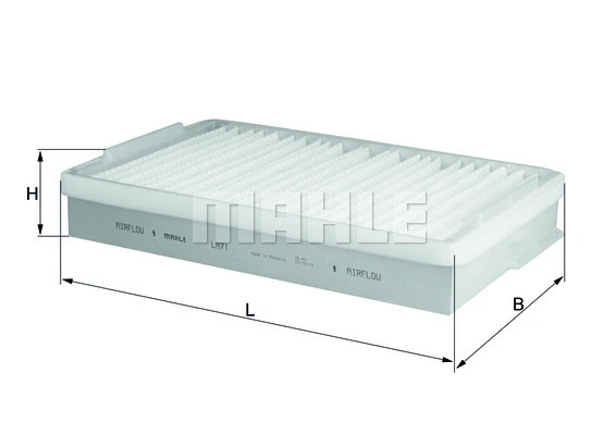 Filter, cabin air (LA 71)