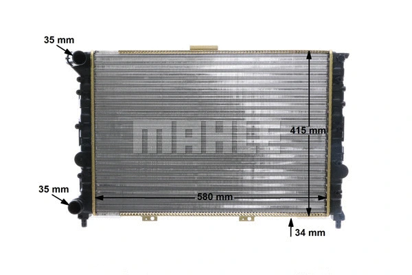 Radiator, engine cooling