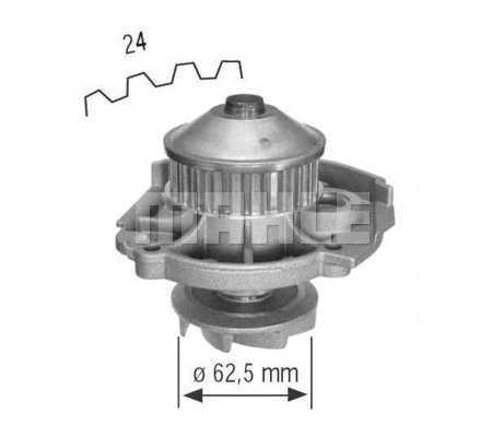 Water Pump, engine cooling (CP 33 000S)