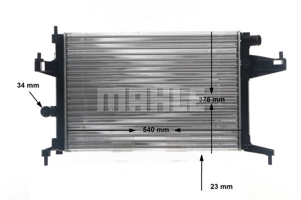 Radiator, engine cooling