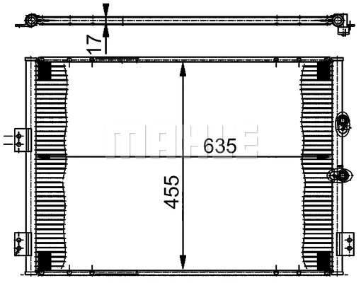 Condenser, air conditioning (AC 382 000S)