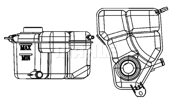 Expansion Tank, coolant (CRT 133 000S)