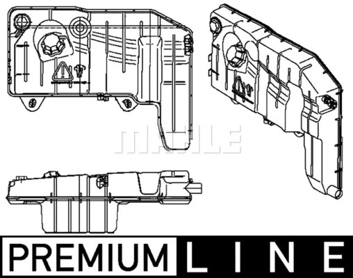 Expansion Tank, coolant (CRT 77 000P)