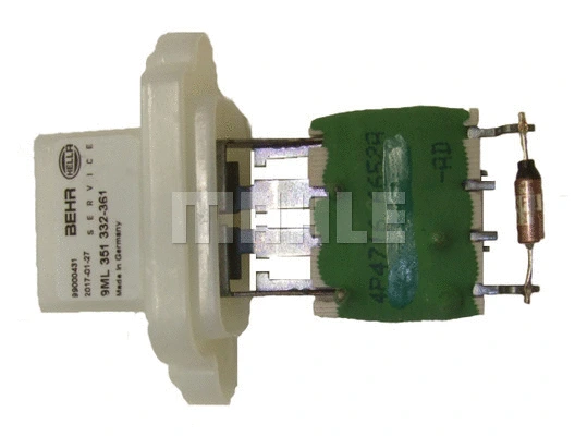 Resistor, interior blower