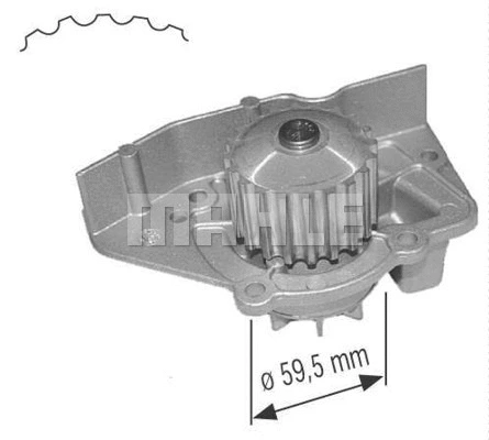 Water Pump, engine cooling (CP 91 000S)