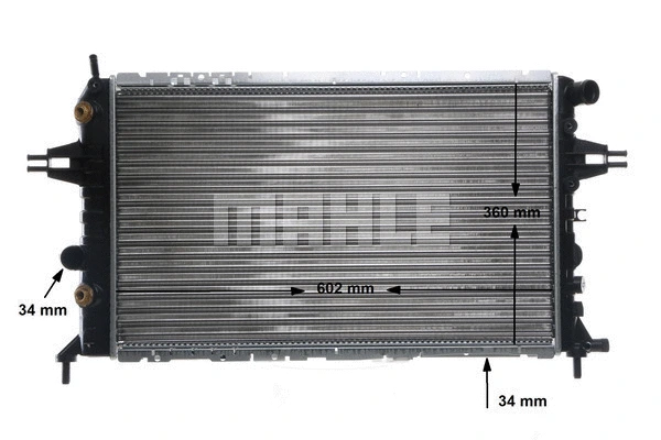 Radiator, engine cooling