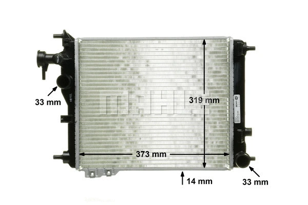 Radiator, engine cooling