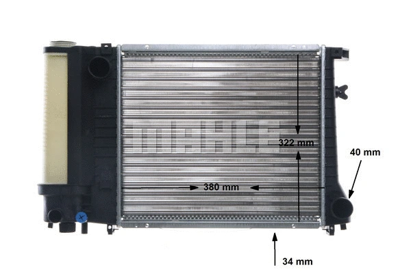 Radiator, engine cooling