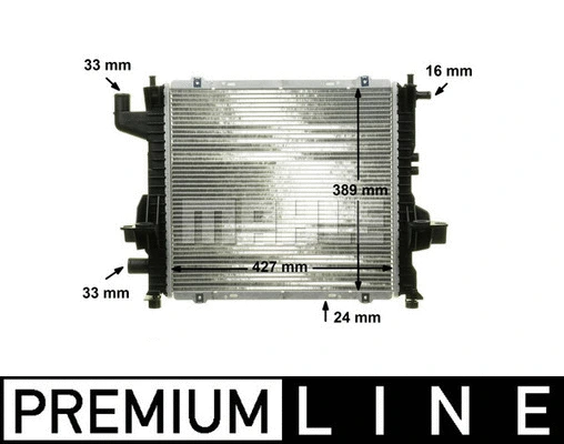 Radiator, engine cooling (CR 153 000P)