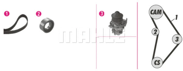 Water Pump & Timing Belt Kit (CPK 34 000P)