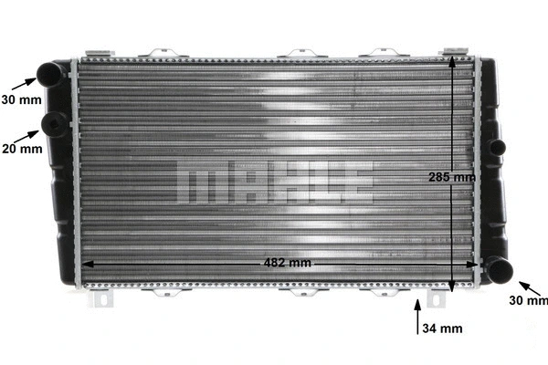 Radiator, engine cooling