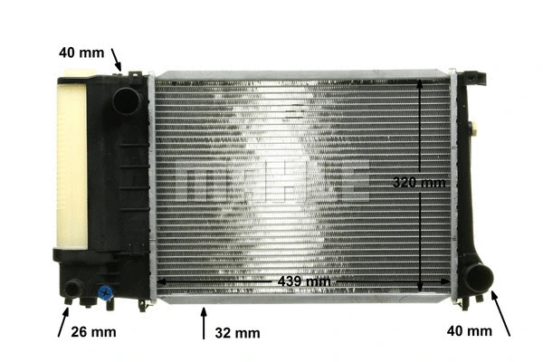 Radiator, engine cooling