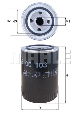 Oil Filter (OC 103)