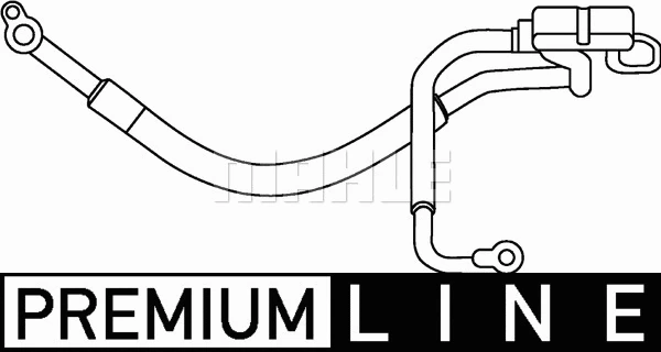 High-/Low Pressure Line, air conditioning