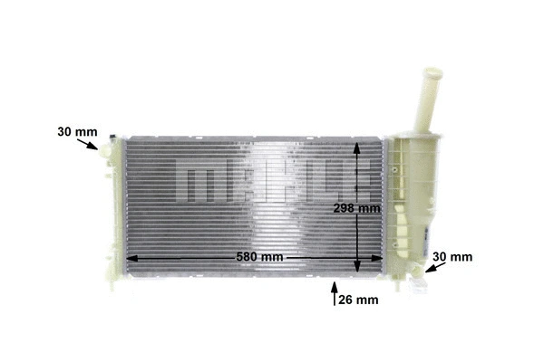 Radiator, engine cooling