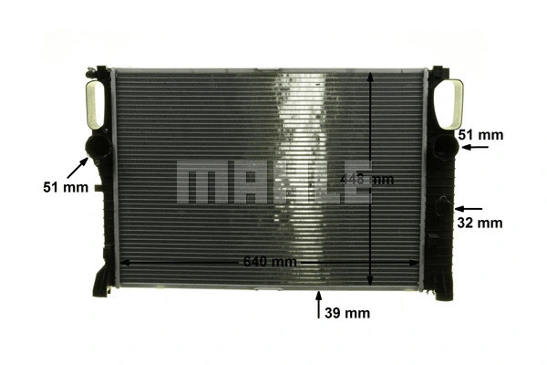 Radiator, engine cooling