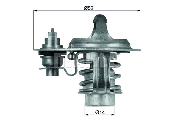 Thermostat, coolant (TX 76 88D)