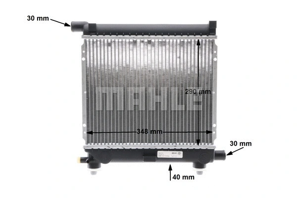 Radiator, engine cooling