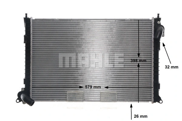 Radiator, engine cooling