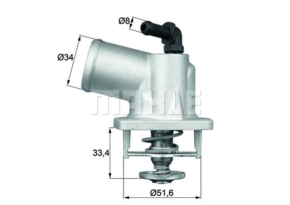 Thermostat, coolant (TI 54 92D)