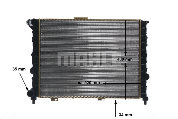 Radiator, engine cooling